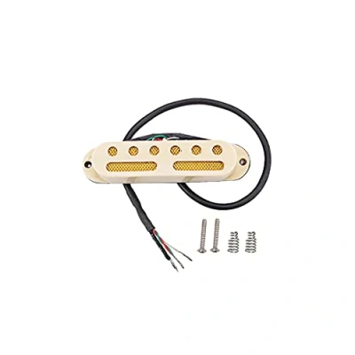 Image of Alnicov Guitar Hot Rails Pickup,Dual Coil 4 Wires Mini Humbucker Neck Pickup for ST Stratocaster Parts
