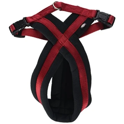 Image of Trixie Premium Harness with Fleece Padding, Red, ML: 5090 cm/25 mm
