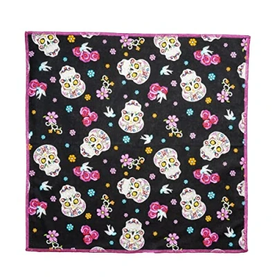 Image of Day of the Dead Candy Glitter Sugar Skulls Bandana