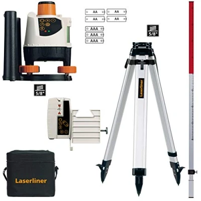 Image of Laserliner 026.04.00A Rotation Laser BeamControl Master 120 Set with Tripod and Measuring Stick