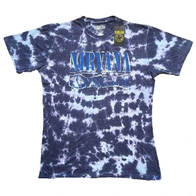 Image of Rock Off officially licensed products Nirvana Kids T Shirt Nevermind Wavy Band Logo New Official Purple, XL/11 12 Years
