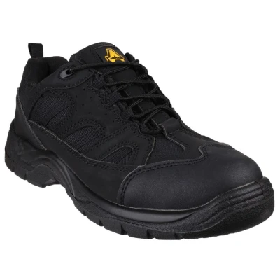 Image of Amblers Safety FS214 Vegan Friendly Mens Shoes Black Size UK 10
