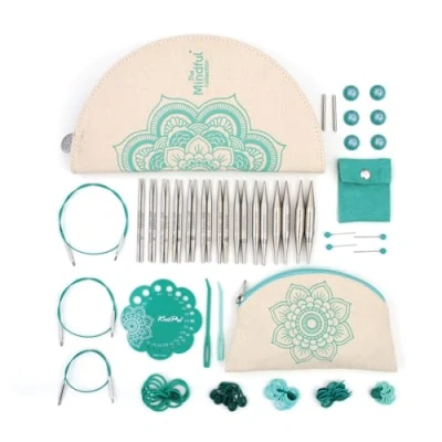 Image of KnitPro Inter. Lace Needle Set Warmth 10cm 3 10.00mm 1pc