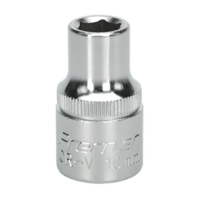 Image of Sealey Premier WallDrive® Socket 10mm 1/2&quot;Sq Drive