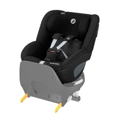 Image of Maxi Cosi Pearl 360 i Size, Baby Car Seat, 3 Months 4 Years (61 105 cm), Seat Swivel, One Hand Rotation, ClimaFlow, Easy in Harness, G Cell Side Impact Protection, Authentic Black