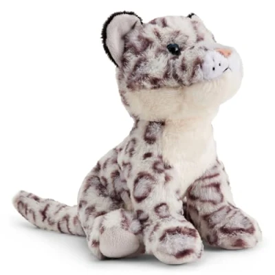 Image of Zappi Co Sage the Snow Leopard Plush Toy (22cm) Mountain Cat Mate Soft, Cuddly, 100% Recycled Elusive Highland Friend