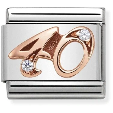 Image of Nomination Rose Gold 40 Charm Stainless Steel