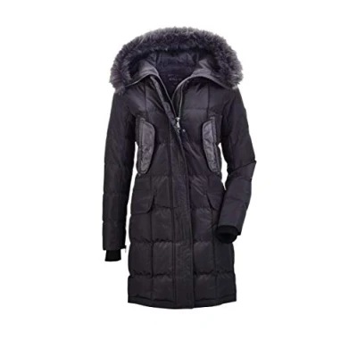 Image of G.I.G.A. DX Women&#039;s Ventoso Wmn Quilted Prk G Casual parka in down look with Hood, womens, hood., 36342 000, charcoal, 34 (EU)