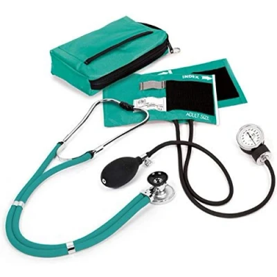 Image of NCD Medical Sprague with Blood Pressure and Stethoscope Kit Matching Teal