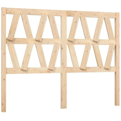 Image of vidaXL Bed Headboard 146x4x100 cm Solid Wood Pine