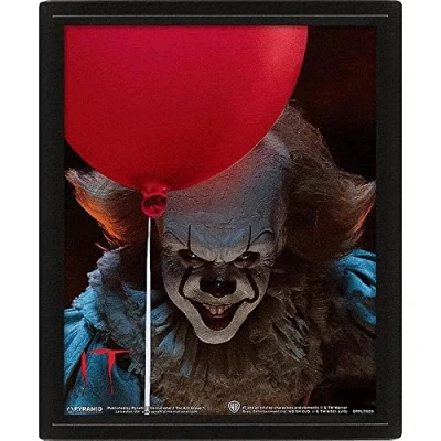 Image of Pyramid International IT Pennywise Evil Flip Comic Book Montage 3D Motion Poster Photo Official, 28, 7 x 23, 5 4, cm