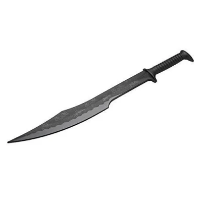 Image of Martial Arts Black Polypropylene Full Contact Warrior Spartan Sword
