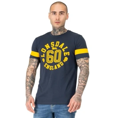 Image of Lonsdale men&#039;s t shirt normal fit ASKERSWELL XXL