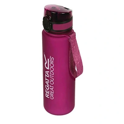 Image of Regatta Regvv 0.6 Litre Lightweight Tritan Flip Camping Bottle Azalia, Sgl
