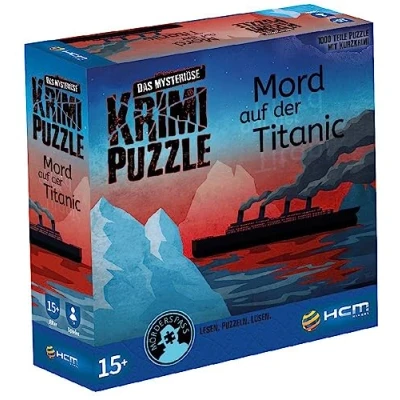 Image of HCM Kinzel 55174 Murder on The Titanic Mysterious Crime Including History Puzzle 1000 Pieces, Multi Coloured