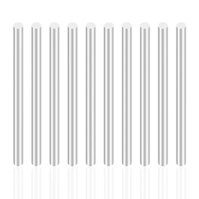 Image of iMeistek Aluminium Round Rods,4mm Diameter,100mm Length Solid Rods for RC Cars model,Industrial Machinery,DIY Handicrafts(10PCS)