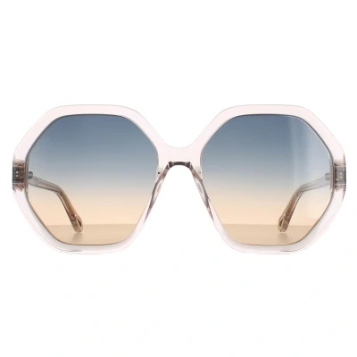Image of CHLOÉ Sunglasses, Women&#039;s, Size: 58, Orange