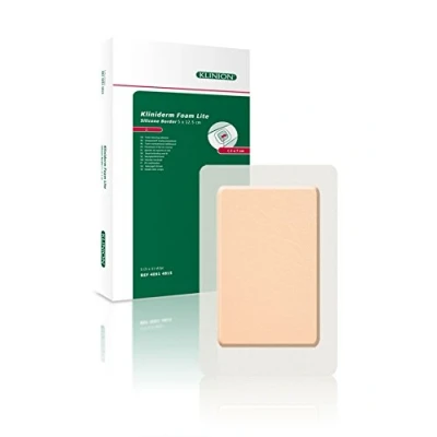 Image of Kliniderm Foam Silicone Lite Border Dressing, 12.5 x 5 cm