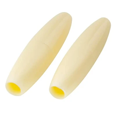 Image of Musiclily Pro Inch Size Plastic Tremolo Arm Tips for USA Strat Style Guitar, Cream(2 Pieces)