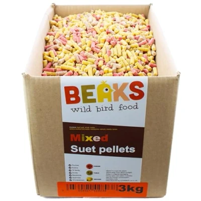 Image of Suet feed pellets 3kg / Mixed