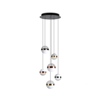 Image of Galaxy 6 Light Integrated LED Cluster Pendant Ceiling 5750Lm 3000K