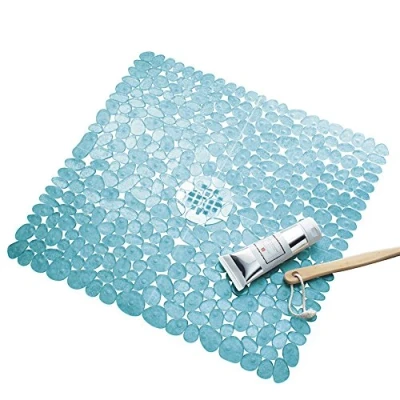 Image of iDesign Pebblz 80211EU Blue Shower Mat