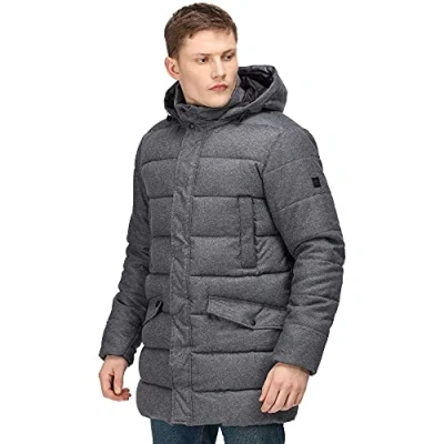 Image of Regatta Mens Aban Coat Rhino Marl L