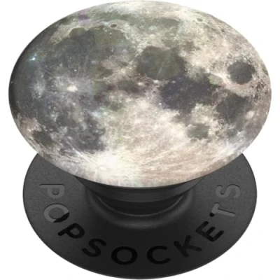 Image of PopSockets 800454 PopGrip Expanding Stand and Grip with Swappable Top Moon