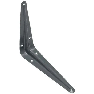 Image of Merriway® BH00233 (20 Pcs) London Style Shelf Brackets, Grey 350 x 300 mm (14 12 inch), Load 20 kilogram Pack of Pieces