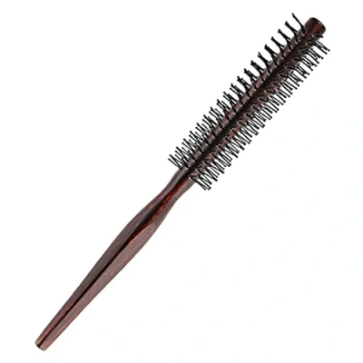 Image of 1 Piece Round Hair Brush,Small Brush,Round Brush Men,Hair Round,Roller Brush,Quiff Roller Men,for Short Hair,Long Hair,Bangs,Beard,Nylon Bristle,21cm