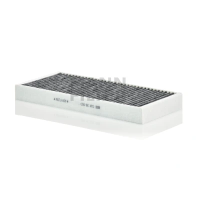 Image of 81619100044, 81619100047 Pollen Filter MANN CUK 36 003 Activated Carbon 357mm 162mm 36mm MAN: TGX