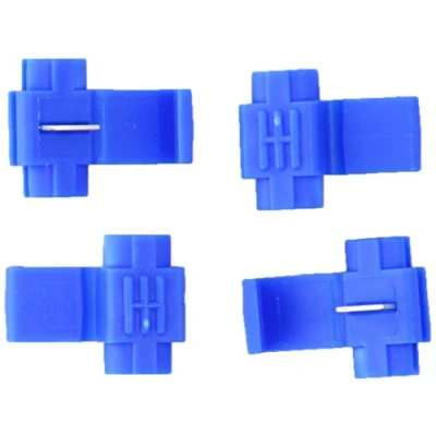 Image of CONNECT Wiring Connectors Blue Splice 0.75mm 2.5mm Pack of 100 30246