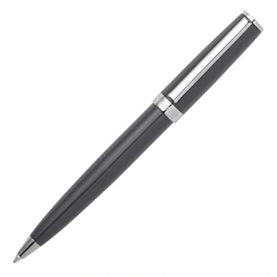 Image of Hugo Boss Gear Icon Ballpoint Pen Grey