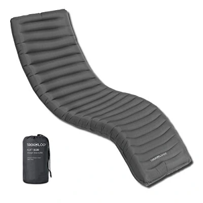 Image of TREKOLOGY UL Sleeping Pad, Camping Mattress UL80 Inflatable Airbed Lightweight Roll Camp Mats, Ultralight Single Inflating Bed for a Good Night Sleep