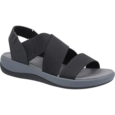 Image of Hush Puppies Women&#039;s Sophia Fisherman Sandal, Black, 3 UK