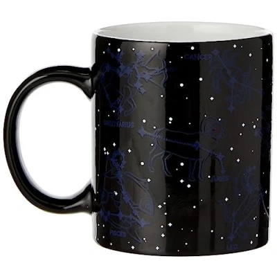 Image of Gift Republic Bone China Constellation Heat Reveal Mug, 350 ml