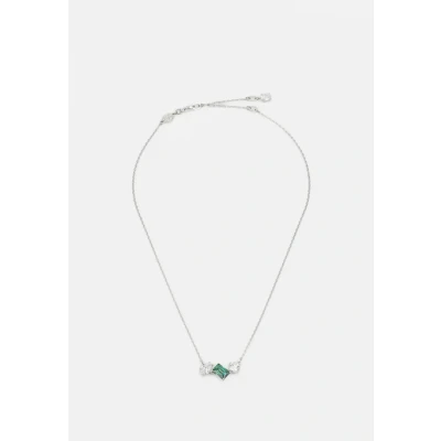 Image of Swarovski Mesmera Pendant Necklace silvercoloured/green, Women&#039;s, Size: One Size, Silver coloured/green