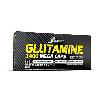 Image of Olimp SPORT NUTRITION L Glutamine Capsules, Pack of 120 Mega Capsules