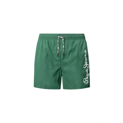 Image of Pepe Jeans LOGO Swimming shorts, Men&#039;s, Size: Large, Moor green