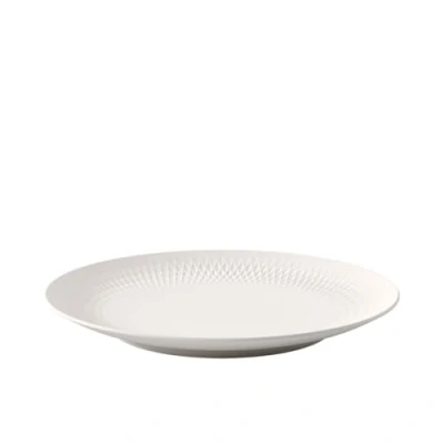 Image of Villeroy &amp; Boch Manufacture Collier Blanc Centrepiece, Table Decoration for a Beautiful Spread, Premium Porcelain, Hand wash, White