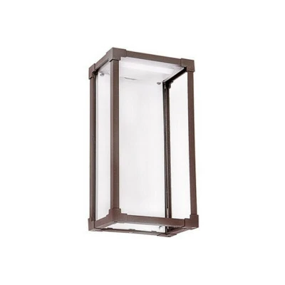 Image of Kula LED Wall Lamp 12W Aluminium With Driver 3000K Brown IP65