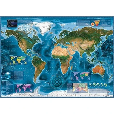 Image of Heye 29797 &quot;Satellite Map Puzzle (2000 Piece)