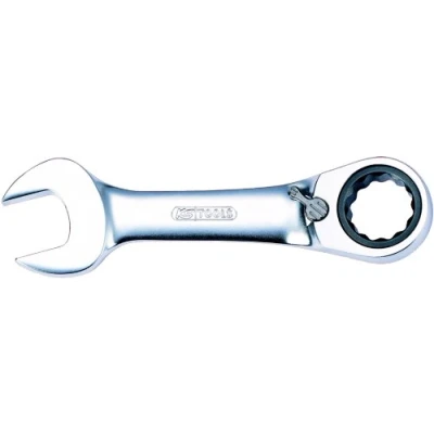 Image of KS Tools 503.4633 GEARplus combination ratcheting spanner, stubby, 10mm