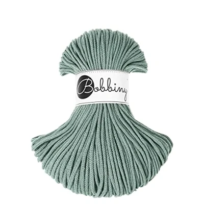 Image of Bobbiny Junior 3mm Braided Macrame Cord (Laurel) 100m