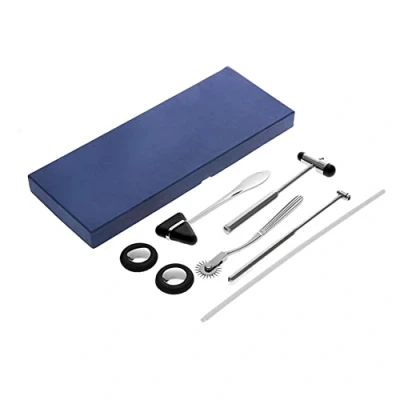 Image of Neurological Percussion Set Reflex Hammer Set, Includes Pinwheel, Babinski Hammer, Hammer,Diagnostic Kit