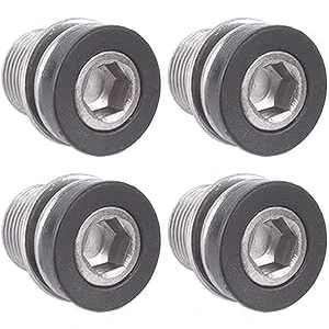 Image of Young Wolf 4PCS Bicycle Crank Arm Bolts E Bike M15 ISIS Screws Compatible with Bosch Drives Brose