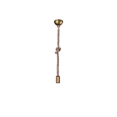 Image of Trio Leuchten Pendant lamp, Old Brass