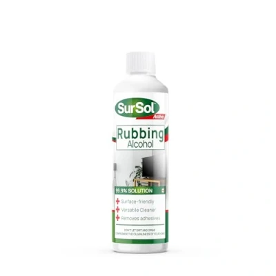Image of SurSol Active All Purpose Rubbing Alcohol Isopropyl 99.9% Pure Isopropanol IPA for Cleaning 500ml
