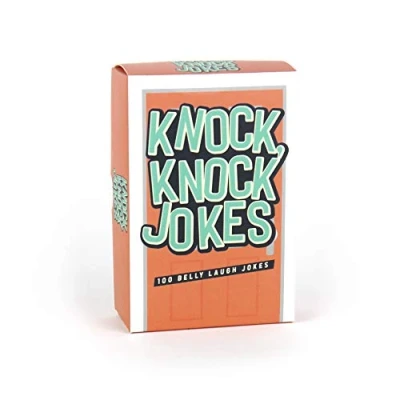 Image of Gift Republic GR490072 100 Knock Jokes, Orange