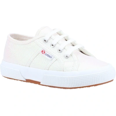 Image of Superga 2750 LAMEJ Childrens Unisex Summer White Size UK 1.5